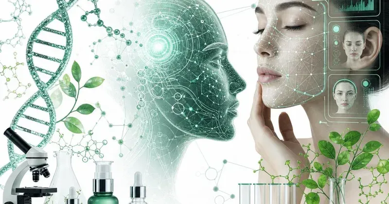 Ilustrasi artikel: AI Skin Analysis untuk Maklon Skincare Indonesia