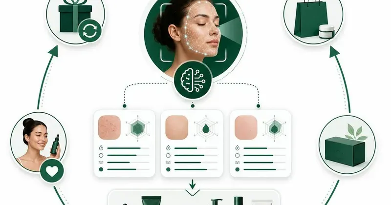 Ilustrasi artikel: Tingkatkan Repeat Order Skincare dengan Data AI Analisa Kulit